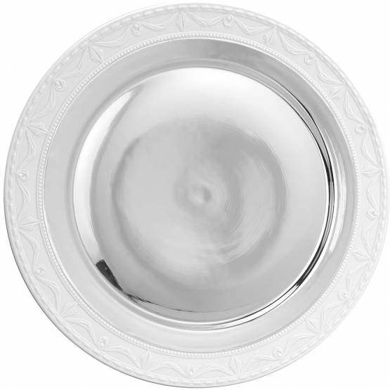 Platzteller ❖ Pur Luxe - Silber-Brillant