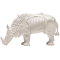 Preview: Porzellanfigur Rhinocerus | Biskuitporzellan