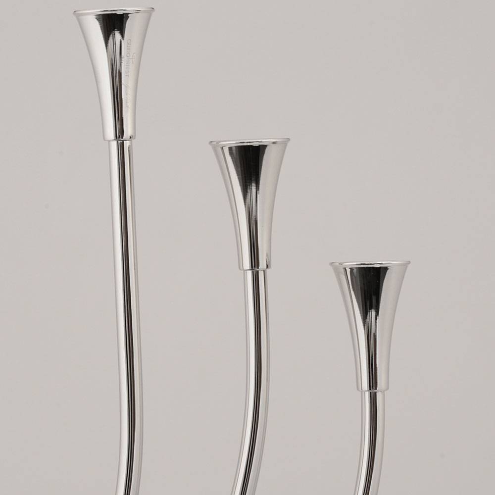 3-armed candlestick ❖ 925 Sterling silver, Pur Luxe