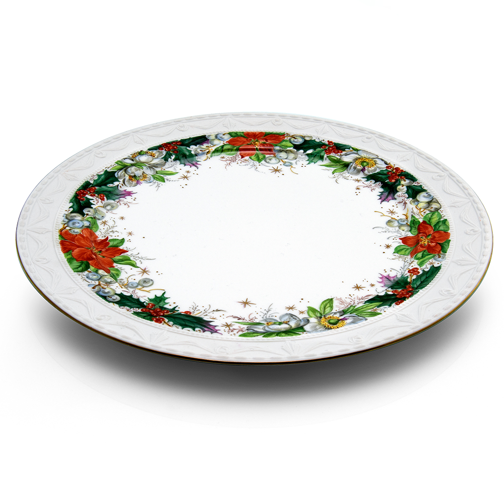 Xmas de Luxe Presentation plate KPM Berlin Kurland