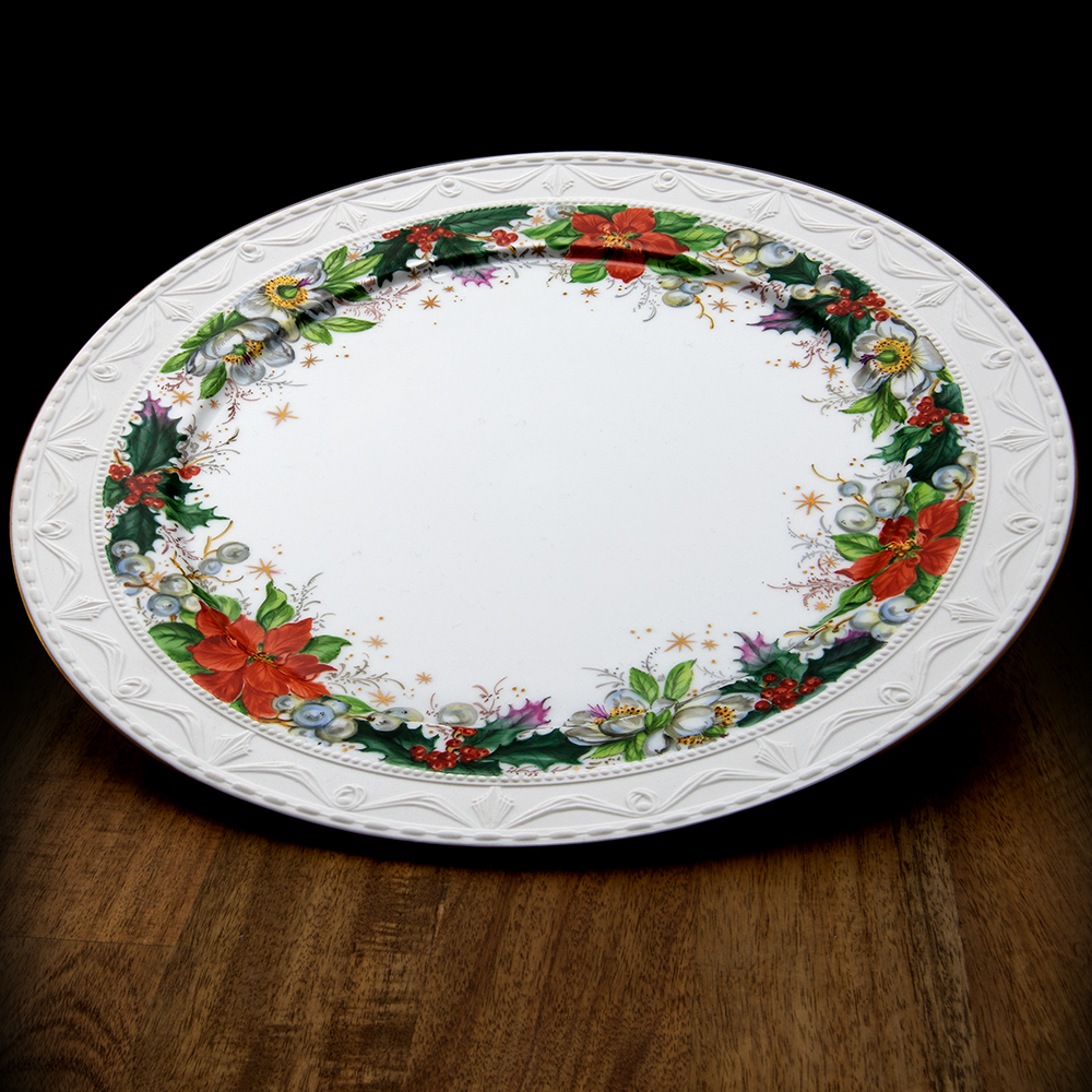 Platzteller ❖ Ilex de Luxe - KPM Berlin Kurland