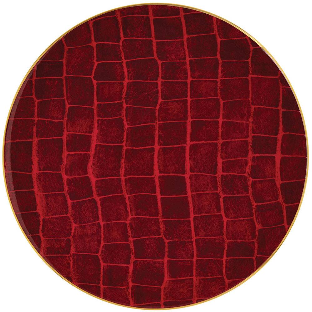 Presentation plate ✥ Hermes, red